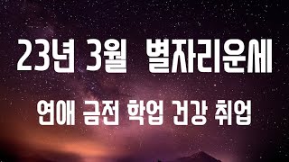 2023년 3월 별자리운세 [연애 금전 취업 학업 건강]