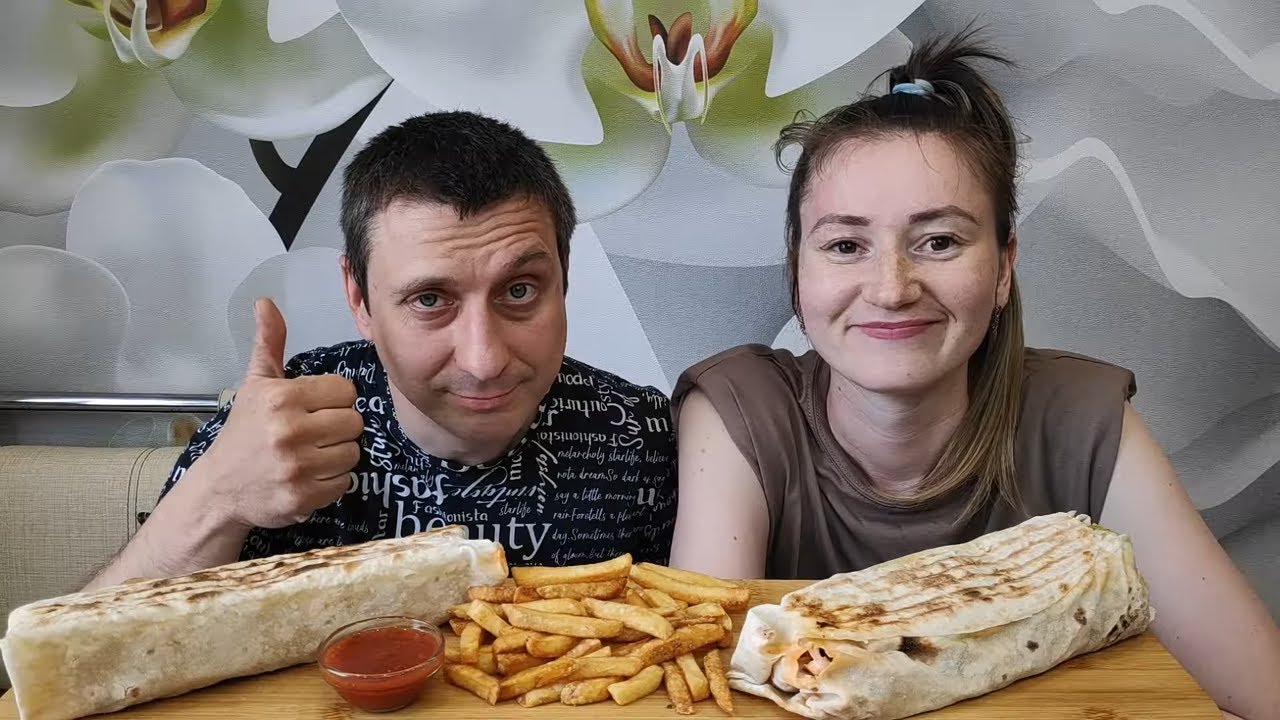 ШАУРМА НА МУКБАНГ | SHAWARMA ON MUKBANG #мукбанг #mukbang #asmrrussia
