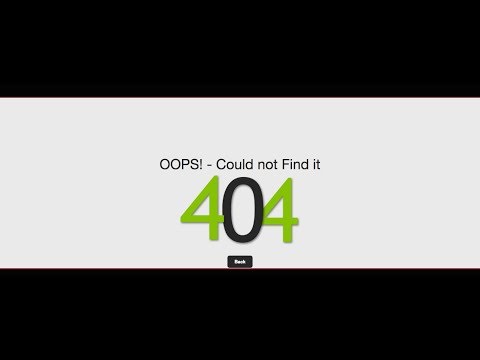 Add 404 error page to Ruby on Rails website