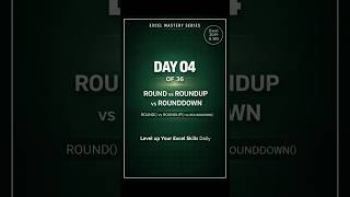 Stop Rounding Wrong in Excel! ROUND vs ROUNDUP vs ROUNDDOWN 🔥 #Excel #ExcelTricks