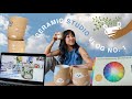 ceramic studio vlog 🏺women in clay workshop, river walks + inspo for 2021