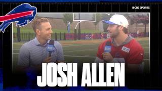 Josh Allen talks new season with Joe Brady as head coach, addition of DJ Moore