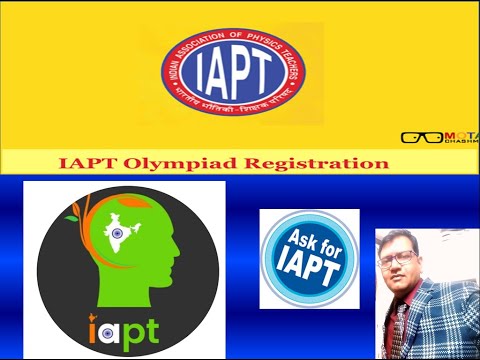 IAPT-2021|IOQ 2021-22| INDIAN ASSOCIATION OF PHYSICS TEACHER| OLYMPYID  CHEMISTRY| PHYSICS|BIOLOGY