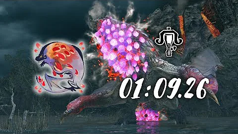 【MHR:SB PC】M★6 極熱の爆鱗竜 紅蓮滾るバゼルギウス ライトボウガン ソロ 01:09.26 火事場 討伐/Seething Bazelgeuse LBG solo