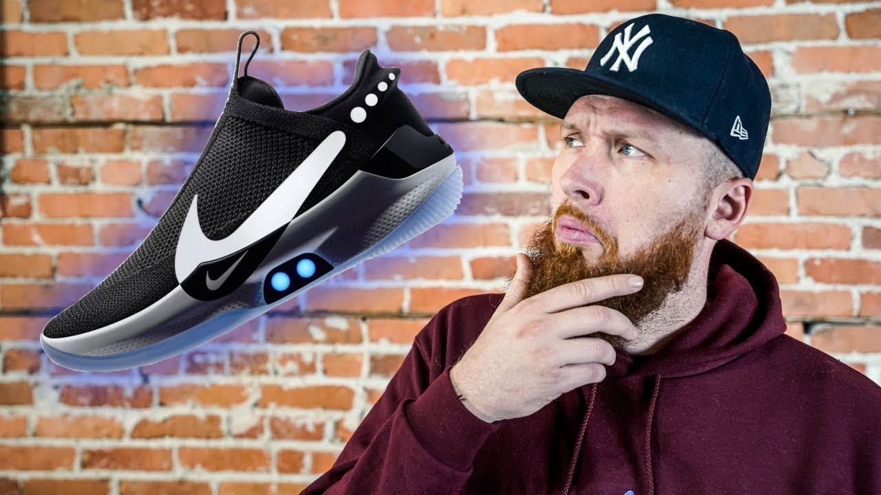 INITIAL THOUGHTS: NIKE ADAPT BB! (FIRST SELF-LACING BASKETBALL SNEAKER) -  YouTube