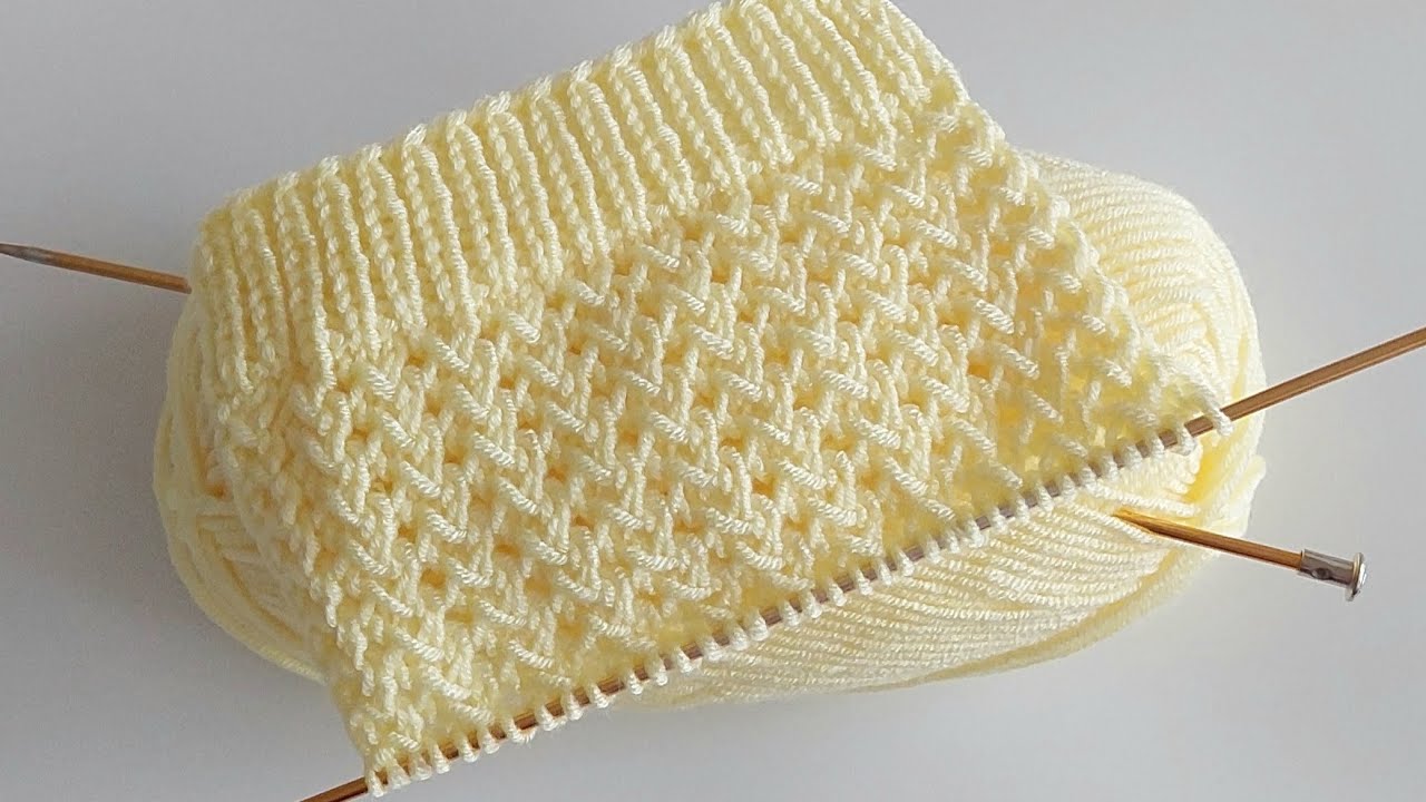 Easy And Beautiful Knitting Patterns✔️iki şiş örgü model anlatımı✔️crochet knitting✔️bebek örgüleri