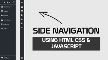 Animated Sidebar Menu using HTML, CSS & JavaScript