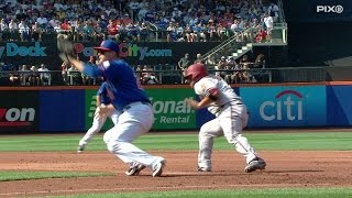 ARI@NYM: Duda knocks down liner, gets the out
