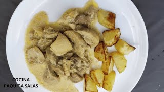 RECETA PARA ESTUDIANTES/POLLO AL YOGURK /COCINA FACIL/COCINA PAQUITA SALAS