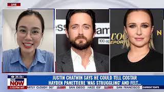 Justin Chatwin Says He Could Tell Costar Hayden Panettiere Was Struggling and