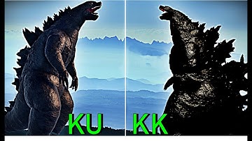 Kaiju Universe vs Kaiju Kewl Godzilla 2019 Comparison 2K