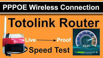 PPPOE Wireless Connection | Totolink Router Speed Test live Proof By Technical Shahjee