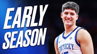 Reed Sheppard Climbs ESPN's Mock Draft - #16 | Early Season Highlights | 12.5 PPG 56.0 3P% 57.8 FG%