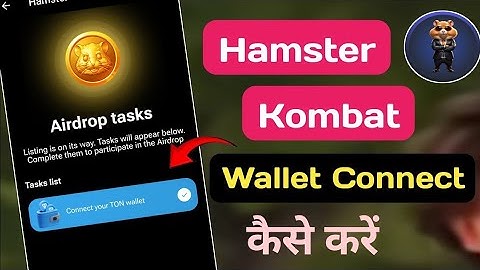 How to Create & link TON Wallet in Hamster kombat || hamster kombat wallet kaise banaye