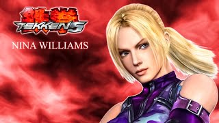 Nina Williams l TEKKEN 5 [PS2] Gameplay (Arcade Battle)