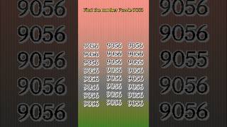 find the number Puzzle 9055