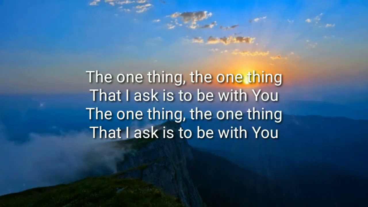 One Desire - Instrumental  with Lyrics  Ver.2 (credit to Hillsong Worship)