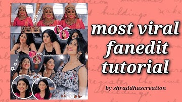 Most viral fanedit Tutorial || aesthetic fanedit for idol