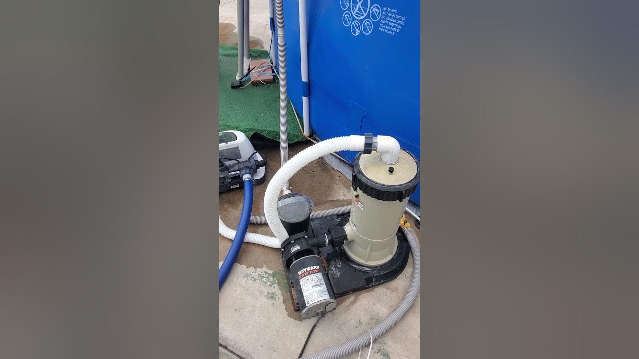 Drain above ground pool fast! YouTube