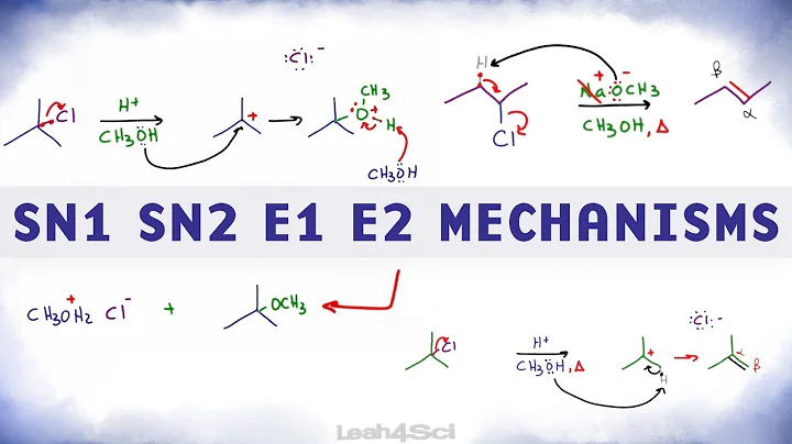 SN1 SN2 E1 E2 Reaction Mechanism Overview