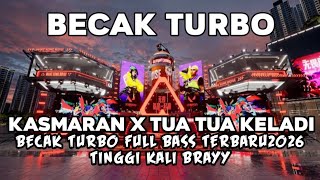 MEDAN BOXING !! DJ KASMARAN X TUA TUA KELADI | DJ BECAK TURBO FULL BASS TERBARU 2026