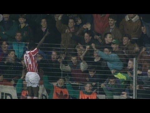 PSV - Ajax (1993/1994): Nii Lamptey grote man tijdens 4-1 overwinning