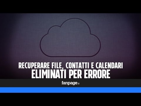 Come recuperare file, contatti e calendari eliminati per errore in iPhone e iPad