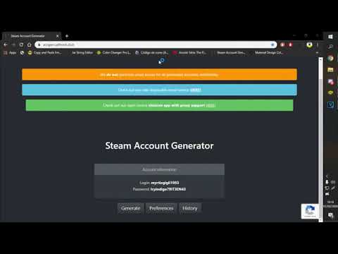 fake steam account generator