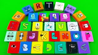 Alphabet Lore – Looking for Alphabet A-Z with All SLIME Coloring Mini Square! Slime Videos ASMR