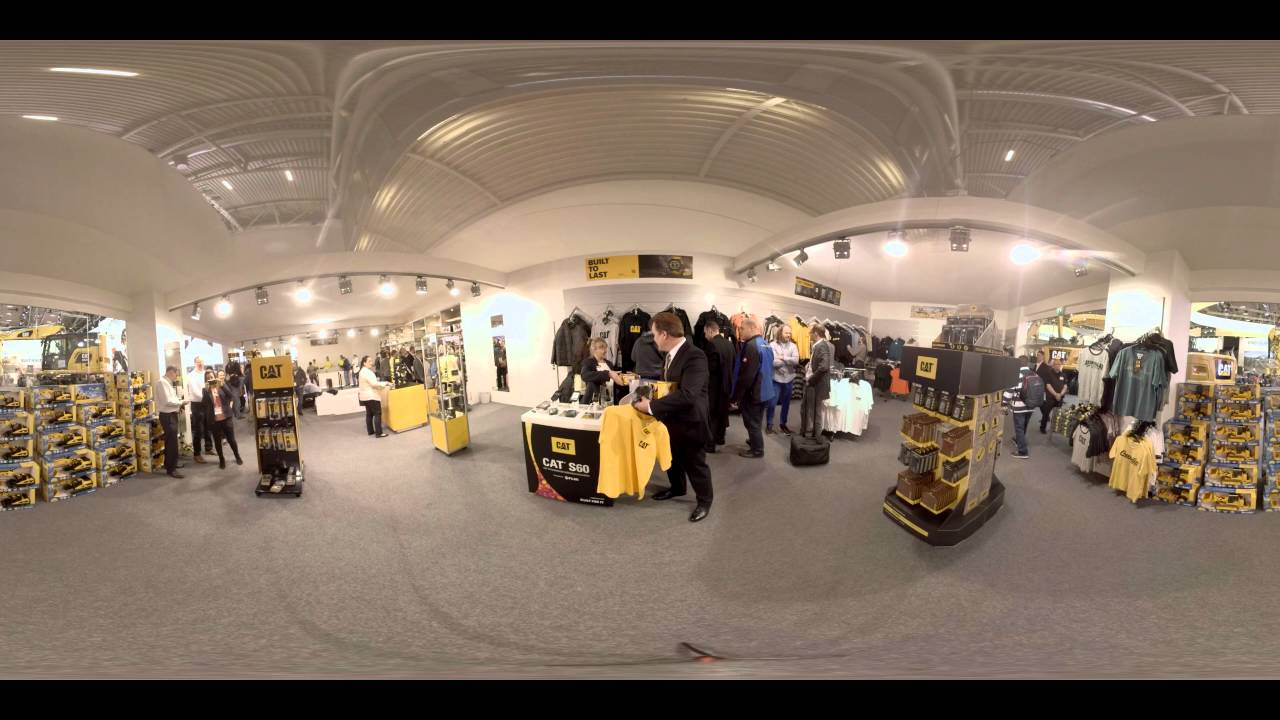 caterpillar stock price 360-Degree Video: Cat® Merchandise Store at bauma Munich 2016