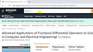 Advanced Applications of Fractional Differential Operators to Science and Technology screenshot 1