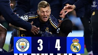 Manchester City - Real Madrid 3-4 MAÇ ÖZETİ | Şampiyonlar Ligi Çeyrek final 2023/24