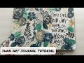 Junk Art Journal Tutorial /Collage Art Journal Techniques