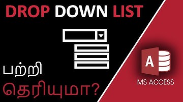Drop Down list in Access Table