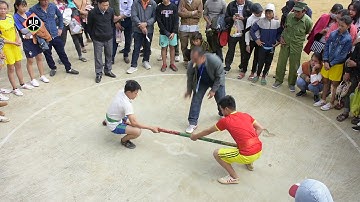 Chung kết đẩy gậy - Hội khỏe phù đổng huyện Qùy Hợp năm 2019