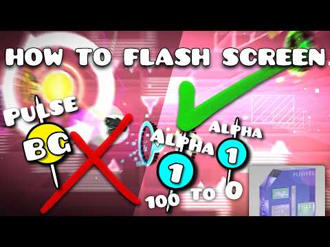 How to Flash/Pulse Screen in Geometry Dash.