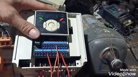 Cài đặt biến tần Ls IG5A cơ bản, lệnh chạy công tắc ngoài Và biến trở ngoài