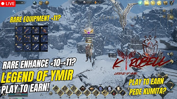 Legend Of Ymir | Rare Equipment +11 Try! ( Tagalog )