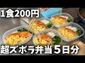 【１食200円】「鮭弁当」5日分作り置きして冷凍する休日