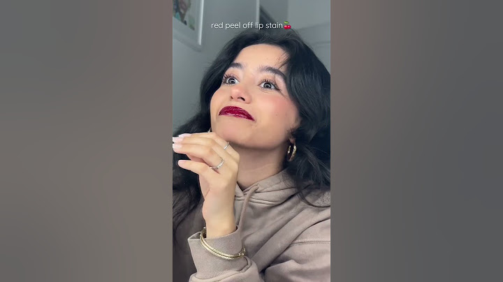 red peel off lip stain #shorts #peeloff #makeup