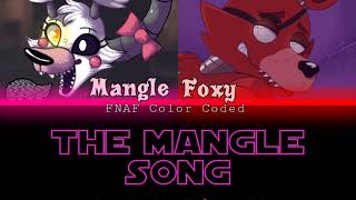 Fnaf - The Mangle Song - Color Codedlyrics