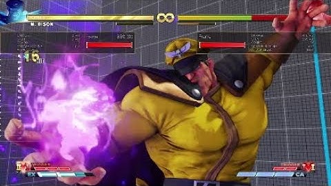 SFV:New M.Bison VT1 Stun Combo. Midscreen and Corner
