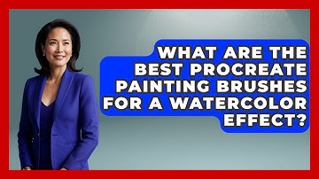 What Are The Best Procreate Painting Brushes For A Watercolor Effect? - Graphic Design Nerd
