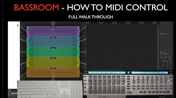 CONTROL FX SERIES - EQ "BASSROOM" plugin  - HOW TO PROGRAM to a  MIDI CONTROLLER