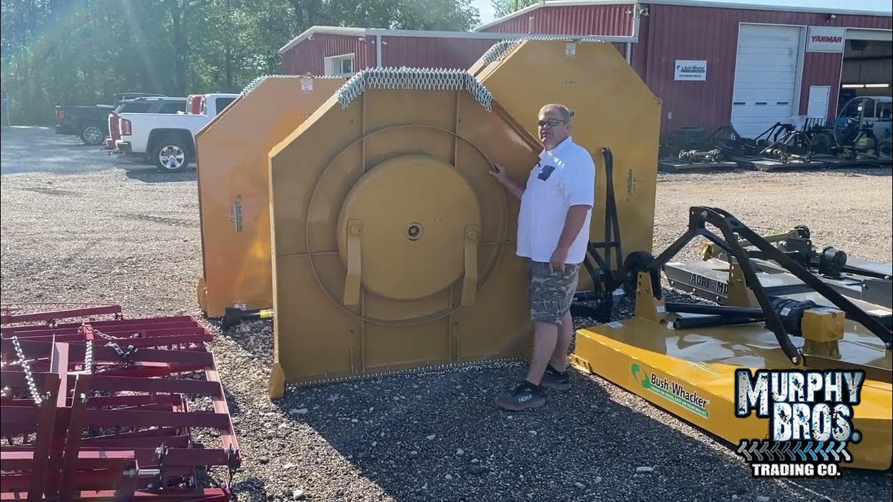 BushWhacker HD60, HD72, HD84 single spindle rotary cutter (brush