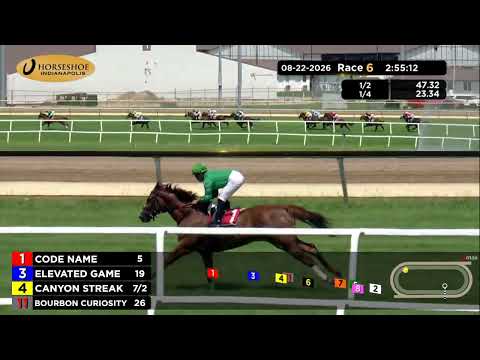 RACE 6 PROGRAM 08 22 2026