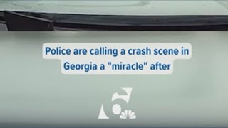 See to believe: 'Miracle' child thrown from crash okay
