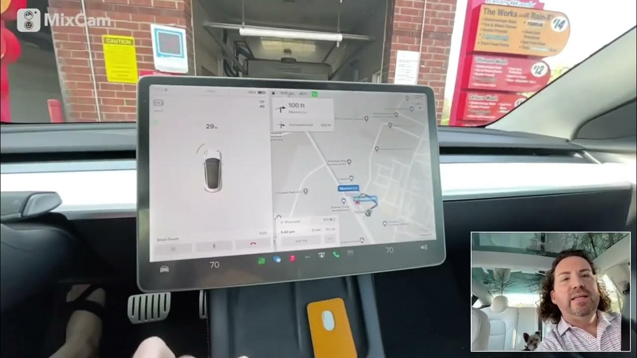 Tesla Model 3 Performance Car wash Mode YouTube