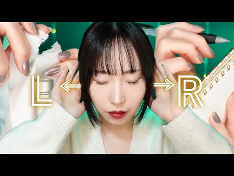 【ASMR】鼓膜から鼓膜へ脳内貫通✨ストレス解消トリガー【No mouth sounds】