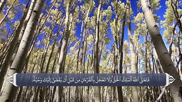 دعا های قرانی_سوره طه آیه 114